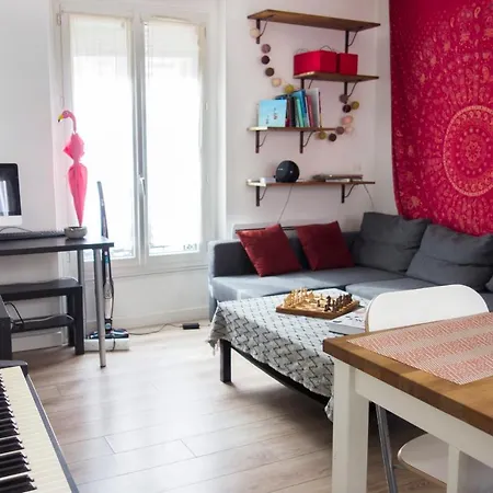 Hostnfly - Beautiful In A Dynamic Neighborhood Parigi